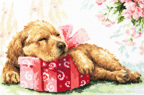 Cross stitch kit Guarding your gift - Magic Needle