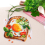 Borduurpakket Fried Eggs Toast - Magic Needle