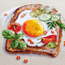 Borduurpakket Fried Eggs Toast - Magic Needle