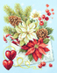 Cross stitch kit Merry Christmas! - Magic Needle