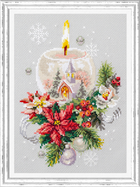 Borduurpakket Christmas Candle - Magic Needle