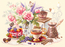 Cross stitch kit A Cup of Coffee? - Magic Needle