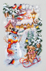 Cross stitch kit Winter Holiday - Magic Needle