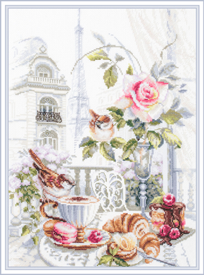 Cross stitch kit Parisian Morning - Magic Needle