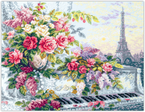 Cross stitch kit Melodies of Paris - Magic Needle