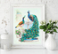 Cross stitch kit Peacocks - Magic Needle