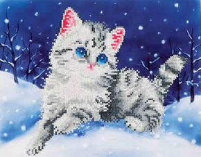 Diamond Dotz Kitten in the Snow - Needleart World