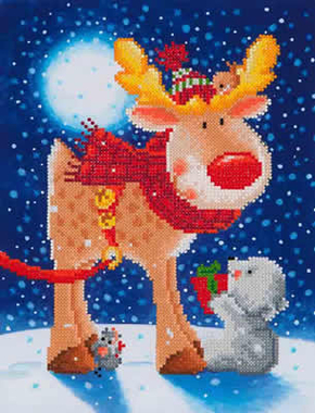 Diamond Dotz Reindeer Gift - Needleart World