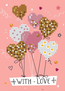 Diamond Dotz Greeting Card Love Balloons - Needleart World