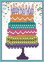 Diamond Dotz Greeting Card Happy Birthday Cake - Needleart World