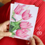 Diamond Dotz Greeting Card Romantic Tulips - Needleart World