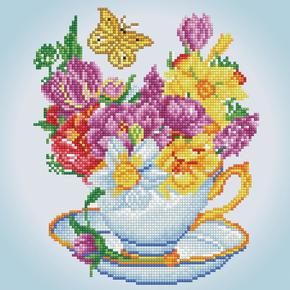 Simply Dotz Springtime Cuppa - Needleart World