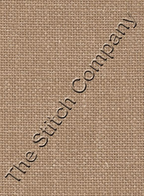 Borduurstof Cashel Linnen 28 count - Light Mocha 50x70 cm - Zweigart