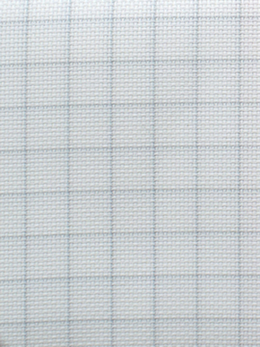 Fabric  Easy Count Aida 14 count - White 110 cm - Zweigart