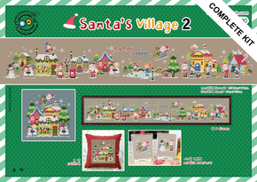 Borduurpakket Santa's Village 2 - The Stitch Company