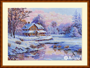 Cross stitch kit The First Snow - Merejka