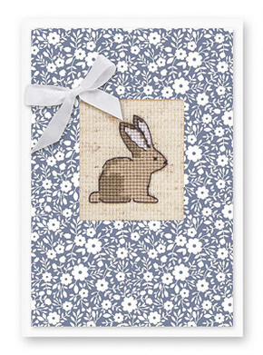 Borduurpakket Postcard Bunny - Luca-S