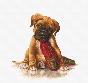 Cross stitch kit The Boxer - Luca-S