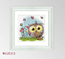 Cross stitch kit Happy Owl - Luca-S