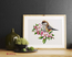 Cross stitch kit The Tit on the Branch - Luca-S