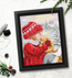 Cross stitch kit Girl Kissing Puppy - Luca-S