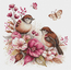 Cross stitch kit The Birds - Spring - Luca-S