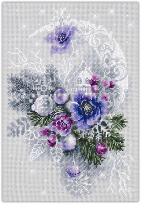 Cross stitch kit Frosty Evening - Magic Needle