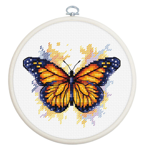 Cross stitch kit The Monarch Butterfly - Luca-S