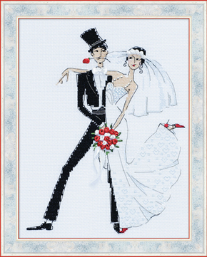 Cross Stitch Kit Wedding Tango - RIOLIS