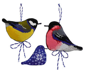 Cross stitch kit Winter Birds - RIOLIS