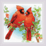 Cross stitch kit Red Cardinals - RIOLIS