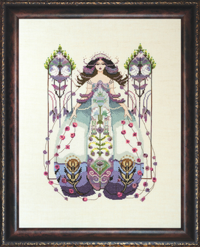 Cross stitch chart The Muse - Mirabilia Designs