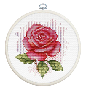 Cross stitch kit Rose Aroma - Luca-S