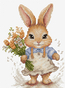 Cross stitch kit The Happy Bunny - Luca-S