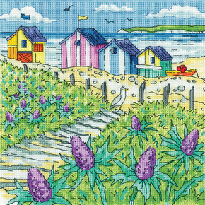 Cross stitch kit Sea Holly Shore - Heritage Crafts