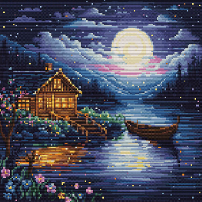 Petit Point stitch kit Spring Night - Luca-S