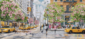 Cross stitch kit New York - Luca-S