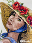 Cross stitch kit Flower Hat - Merejka