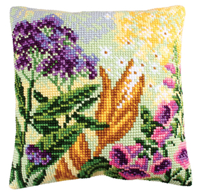 Cushion cross stitch kit Lupin Dream 1 - Collection d'Art