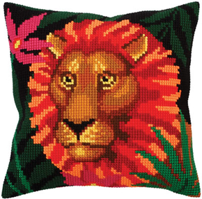 Kussen borduurpakket Night Jungle - Collection d'Art