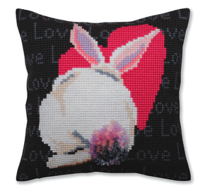 Kussen borduurpakket Love - Collection d'Art