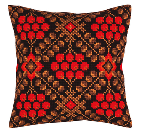 Cushion cross stitch kit Ashberry - Collection d'Art