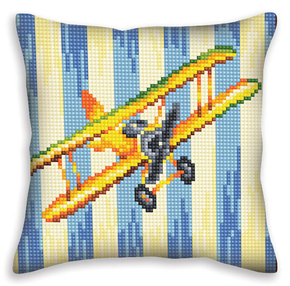 Cushion cross stitch kit Nostalgia - Collection d'Art