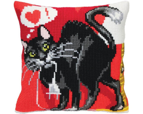 Cushion cross stitch kit Reload - Collection d'Art