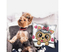 Cushion cross stitch kit Yorkshire Terrier - Collection d'Art