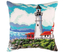 Cushion cross stitch kit Lighthouse on the Shore of the Bay - Collection d'Art