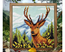 Kussen borduurpakket Deer - Collection d'Art