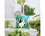 Cushion cross stitch kit White Rabbit - Collection d'Art