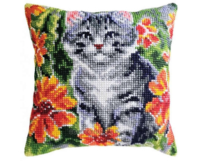 Cushion counted cross stitch kit I Hid - Collection d'Art