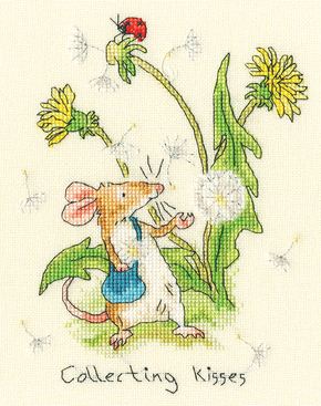 Borduurpakket Anita Jeram - Collecting Kisses - Bothy Threads